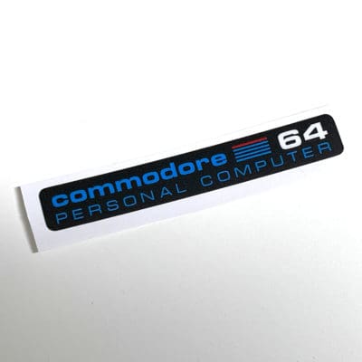SX style C64C badge