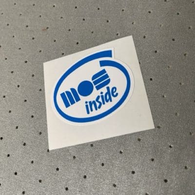 Inside case sticker