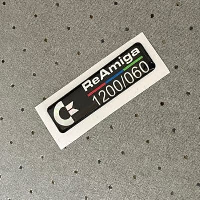 ReAmiga 1200/060 Holo badge black