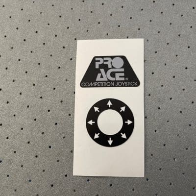 Pro Ace Competition Joystick sticker set