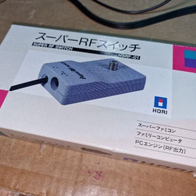 RF Adapter Switch Japanese Boxed