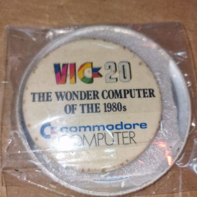 Vic20 Button - original with patina