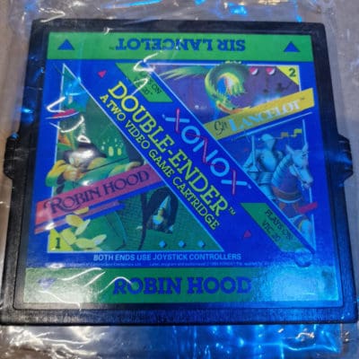 Rare Xonox Double Ender Sir Lancelot And Robinhoof Cartridge For Vic 20