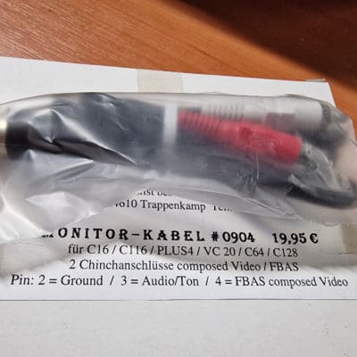 C64 Monitor cable - Standard Quality #904