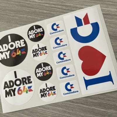 I adore my C64 sticker set