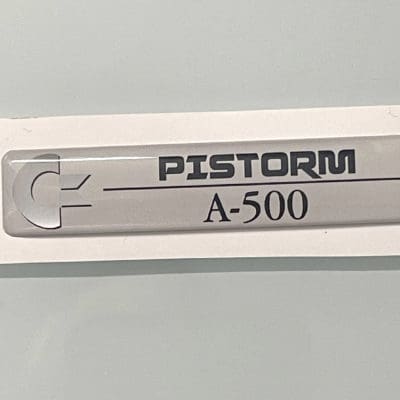 Amiga 500 classic Pistorm badge