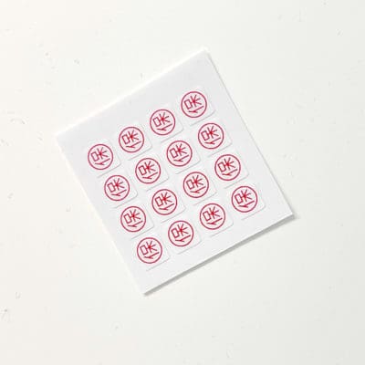 Chip OK stickerset (16 pieces)