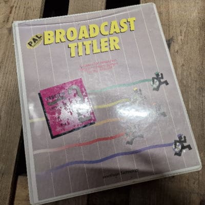 Amiga Broadcast Titler Software