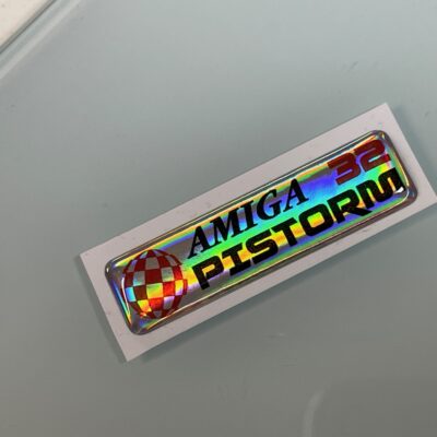 Amiga 1200 Pistorm '32' holo silver