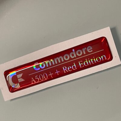 Amiga 500++ red edition holographic
