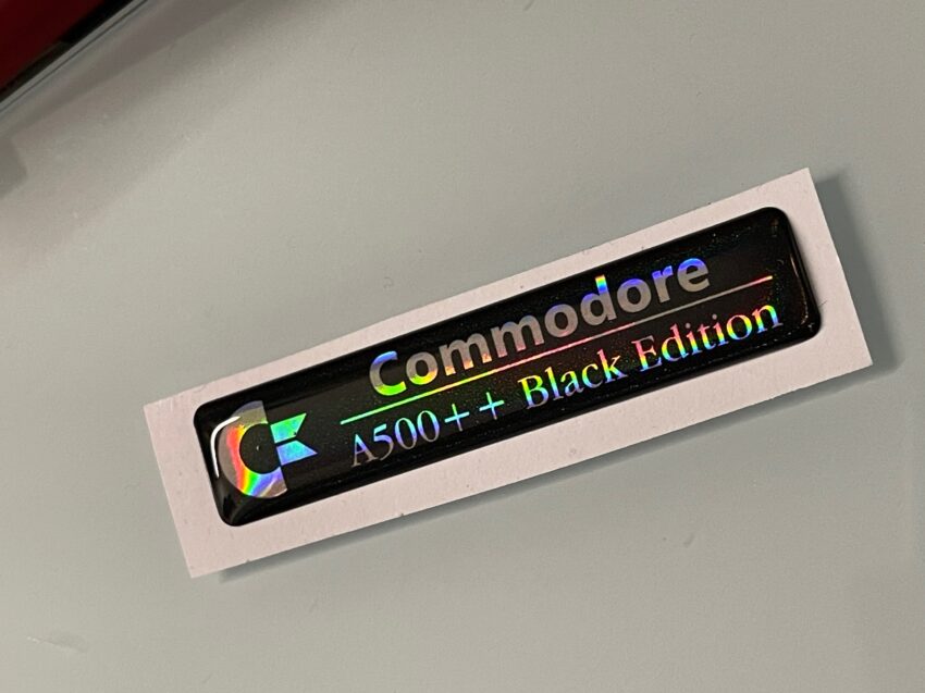 Amiga 500++ black edition holographic