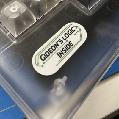 Gideon's Logic Inside - Ultimate 64 sticker - White