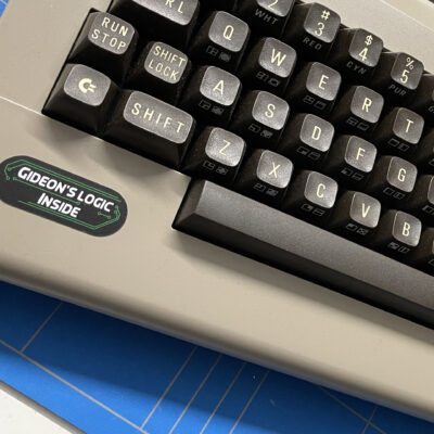 Gideon's Logic Inside - Ultimate 64 sticker - Black