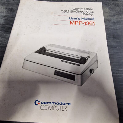 Commodore MPP-1361 Manual