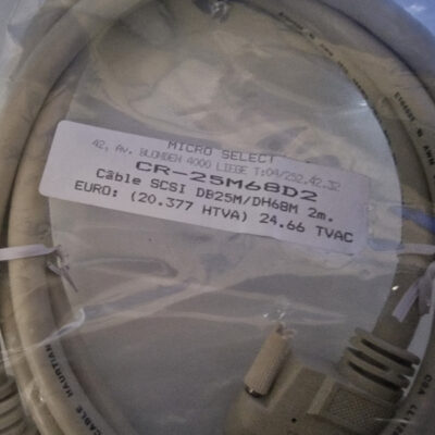 Scsi cable DB25M/DH68M 2m