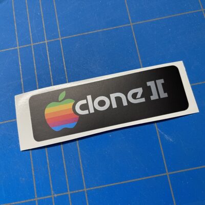 Apple II CLONE replacement badge