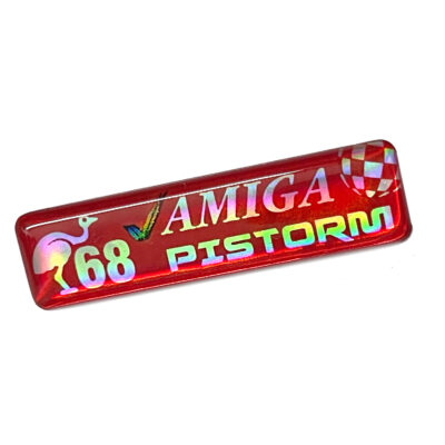 Amiga 1200 Pistorm holo RED