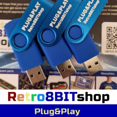 Retro8BITShop Plug and Play USB Stick 128MB