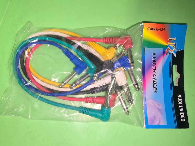 Bag of Six Audio patch cables