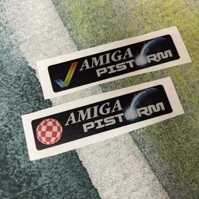 Amiga 2000 PiStorm 'Check' & 'Boing' badge