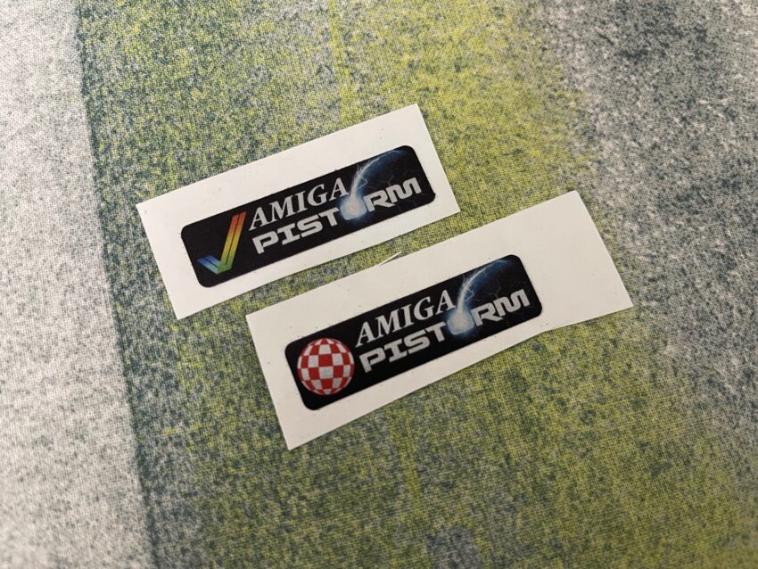 Amiga 600/1200 PiStorm 'Check' & 'Boing' badge