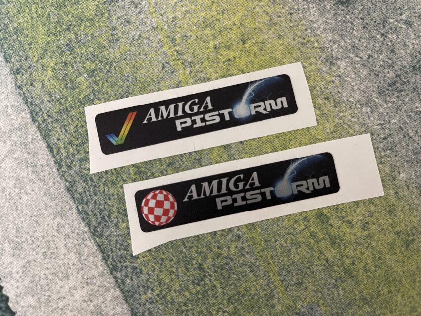 Amiga 500 PiStorm 'Check' & 'Boing' badge