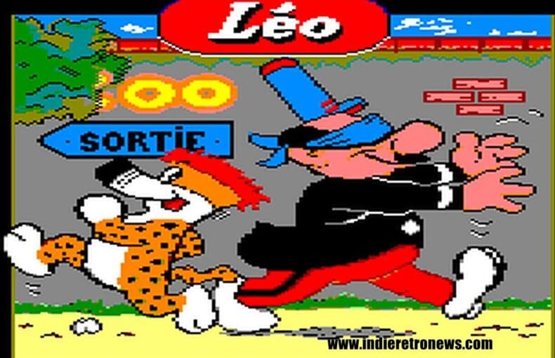 Indie Retro News: SUPERLEO - A family friendly endless runner game for the Amstrad CPC