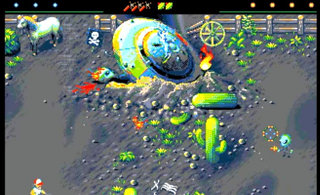 Indie Retro News: DUEL - A WIP remake of the classic cowboy/shootout games from Z80 machines for the Amiga (+DEMO)