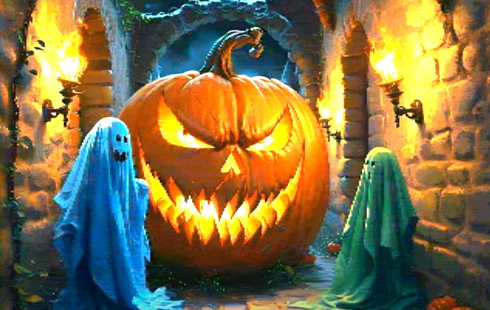 Indie Retro News: Pumpkin - A 2024 Halloween edition of the classic Pac-man game for the amiga!