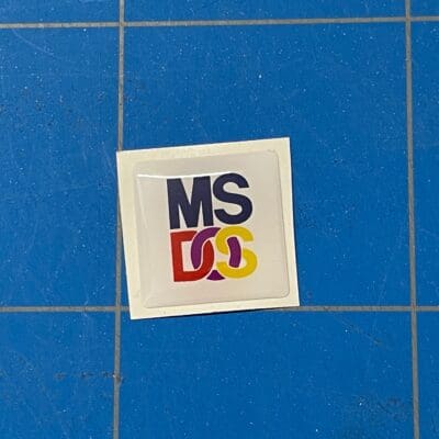 PC badge 'MS-DOS'