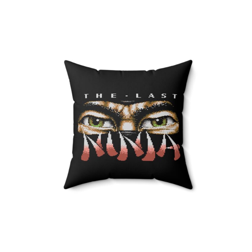 The Last Ninja Spun Polyester Square Pillow