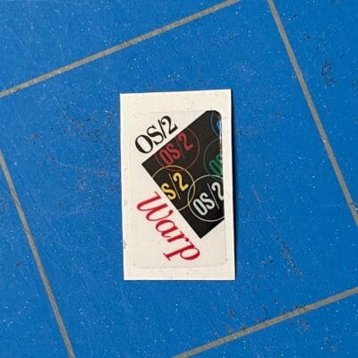 OS/2 Warp case sticker