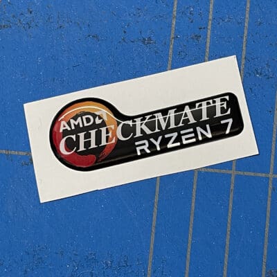 Checkmate AMD Ryzen 7 badge