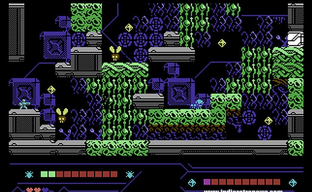 Indie Retro News: InfeZtation - A stunning C64 arcade style run'n'gun platformer released by Monte Boyd