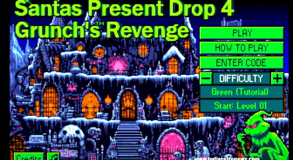Santas Present Drop 4 Grunch's Revenge for the Commodore Amiga by RobSmithDev