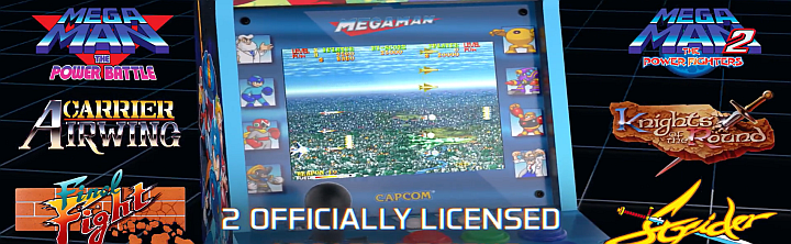 Evercade Alpha - Mega Man Bartop Arcade