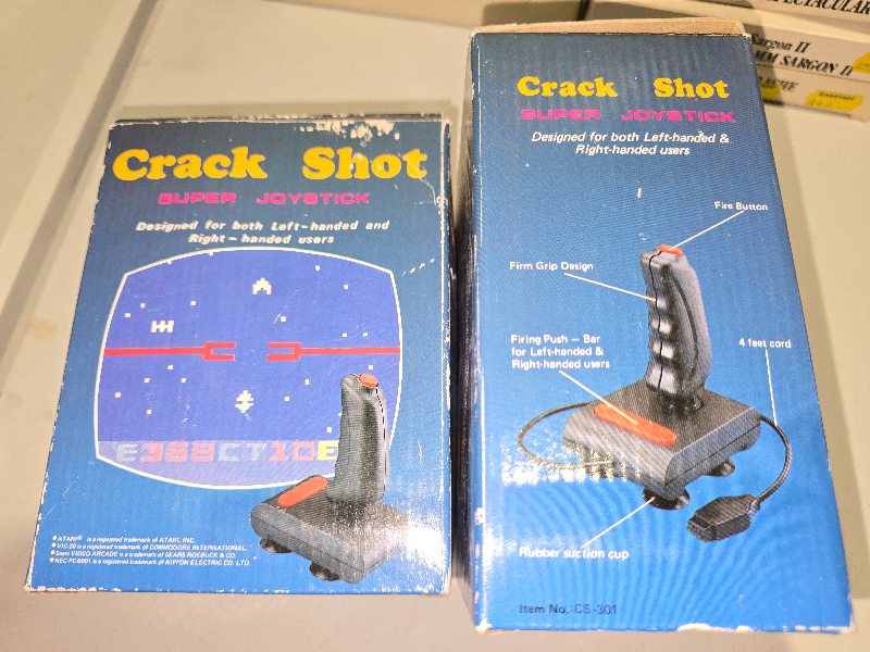 Crack Shot Joystick Boxed Vintage