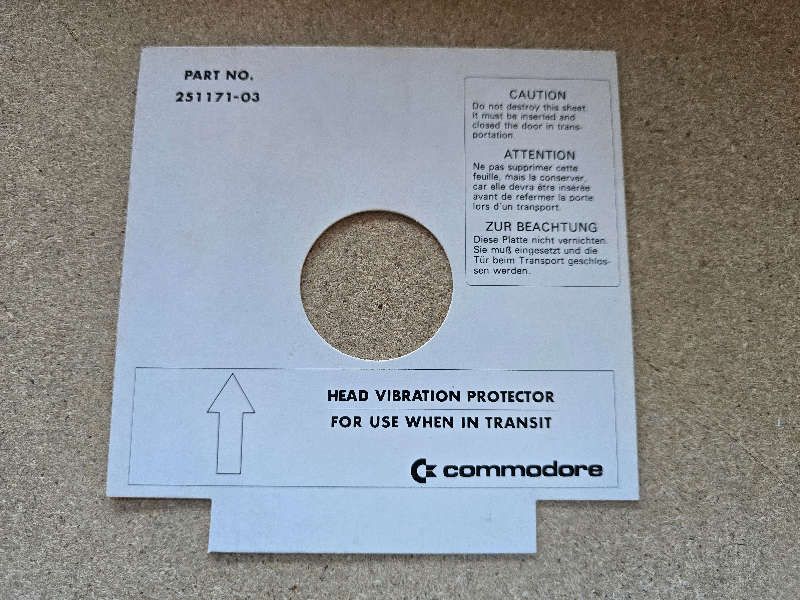 Original Commodore Drive Insert 251171-03