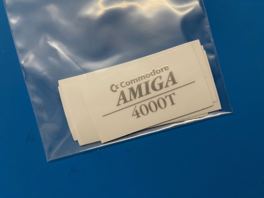 Amiga 4000T UV Print transfer