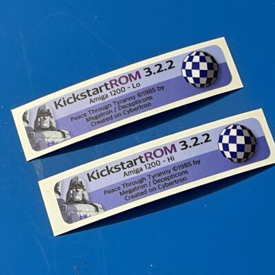 Amiga Kickstart 3.2.2 sticker set Hi/Lo