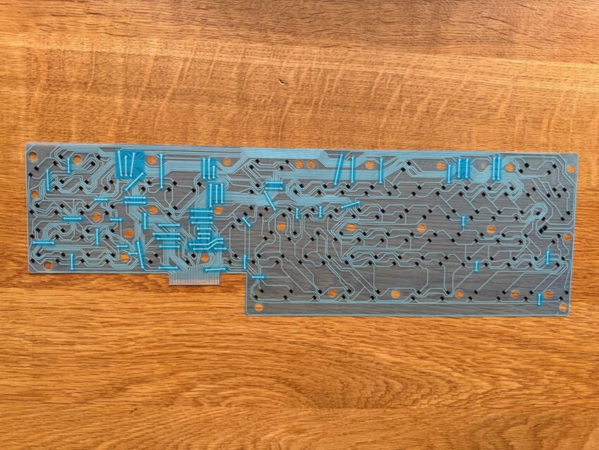 Amiga 500 Mitsumi keyboard membrane - Used (tested working and cleaned)