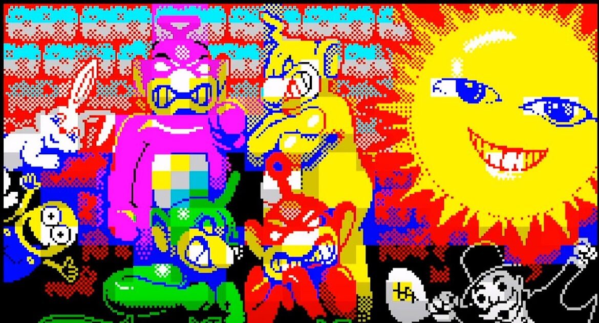 Indie Retro News: Telethugs - A PC Game by Pedro Paiva in 2019, now ported to the ZX Spectrum by Amaweks
