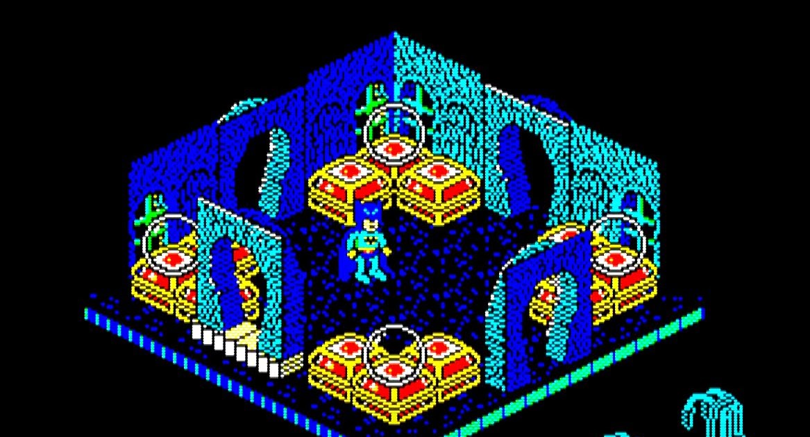 Indie Retro News: Batman - Classic Isometric game by Ocean Software looks super on the Sinclair QL!