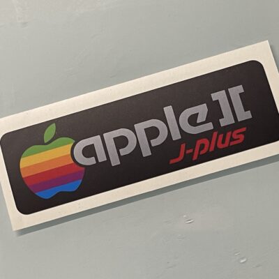 Apple II J-PLUS replacement badge