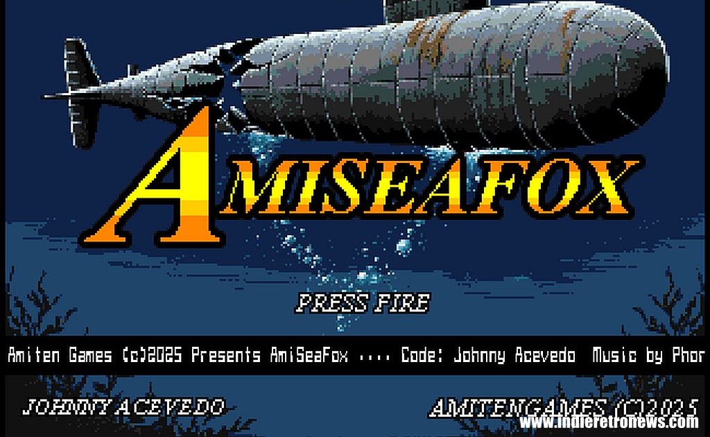 Indie Retro News: AmiSeaFox - An Amiga tribute to the classic SeaFox from Amiten Games (Demo)