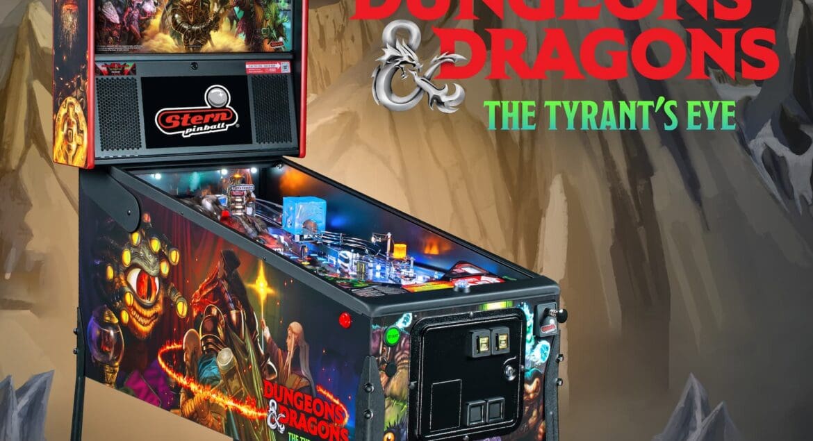 Stern Pinball Announces Sweepstakes for DUNGEONS AND DRAGONS: The Tyrant's Eye Pro Model Pinball Machine