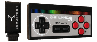 Commotron TURBO 2000 Super – Deluxe Wireless GamePad Controller by Tentelian – The Universe of Commodore 64