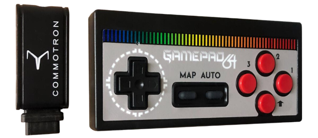 Commotron TURBO 2000 Super – Deluxe Wireless GamePad Controller by Tentelian – The Universe of Commodore 64