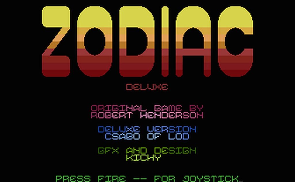 Indie Retro News: Zodiac Deluxe