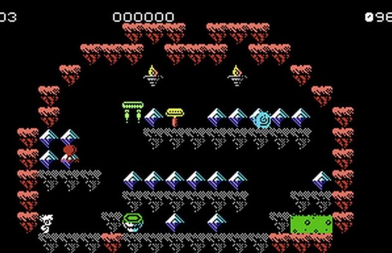Zezito in the Glittering Caves for the C64 is fun for all the family